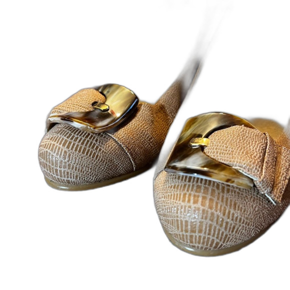 EUC Stuart Weitzman Tan Wedges Sz 9 - Picture 4 of 9